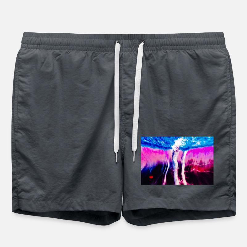 Neon Rift Psychedelic - Swim Trunks - undefined