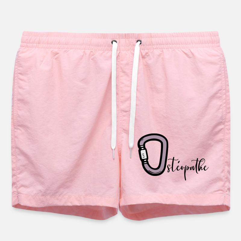 Ostéopathe - Short de bain - rose