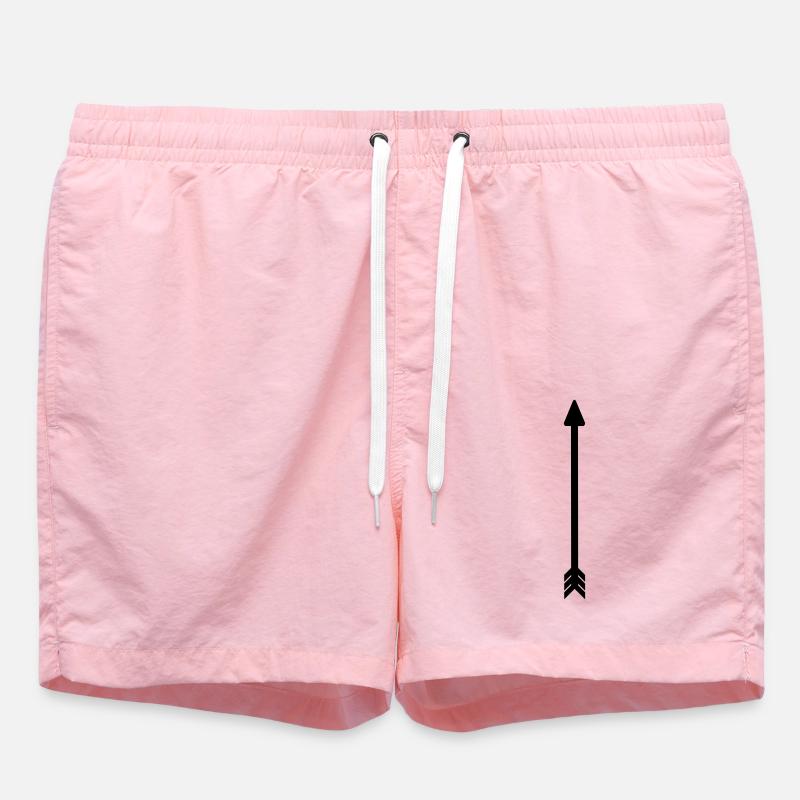 Flèche longue obscurité - Short de bain - rose