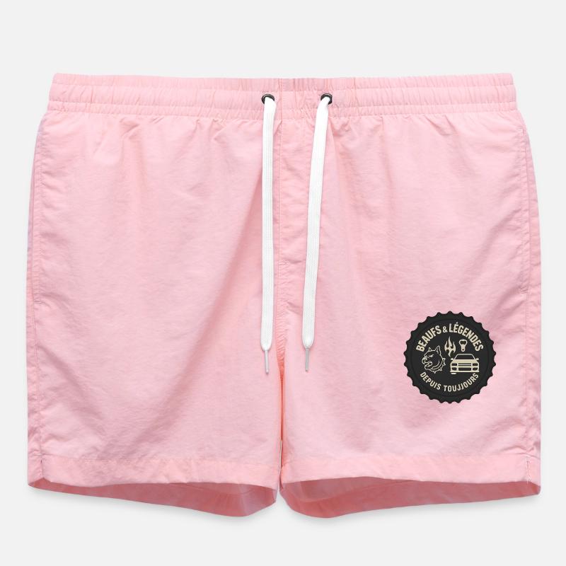 Logo capsule - Short de bain - rose
