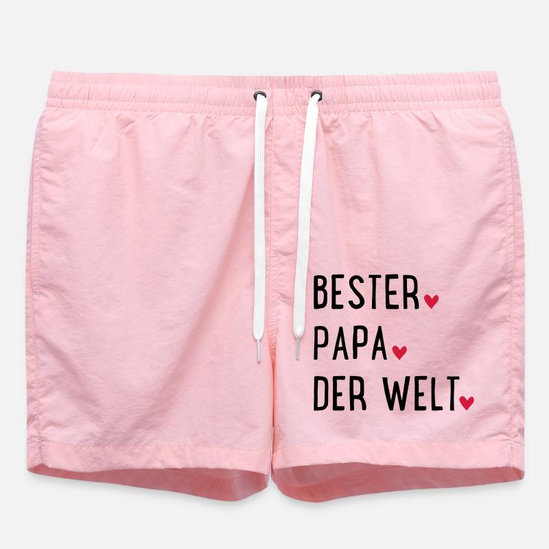Bester Papa der Welt - Badeshorts - Pink