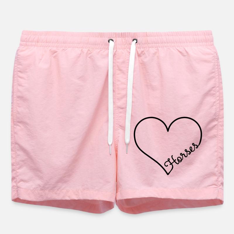 Pferd - Badeshorts - Pink