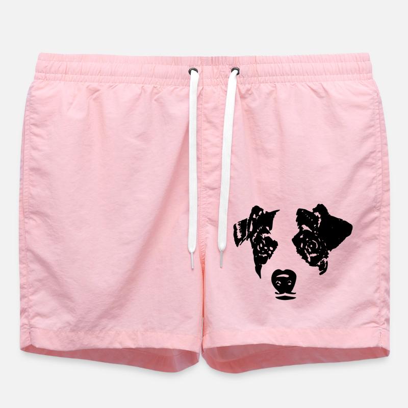Idée cadeau t-shirt Jack Russel - Short de bain - rose