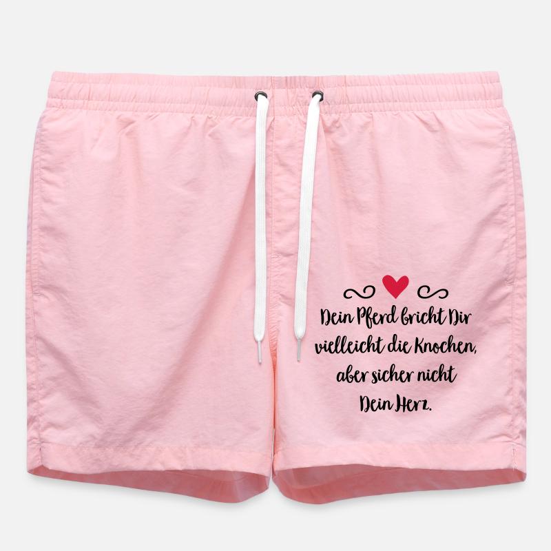 Pferd - Badeshorts - Pink