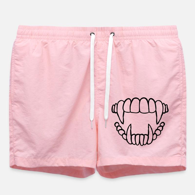 Concevoir des dents de vampire - Short de bain - rose