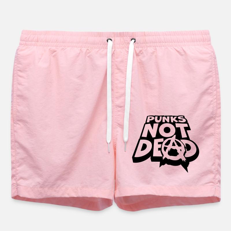 punks pas mort citation - Short de bain - rose