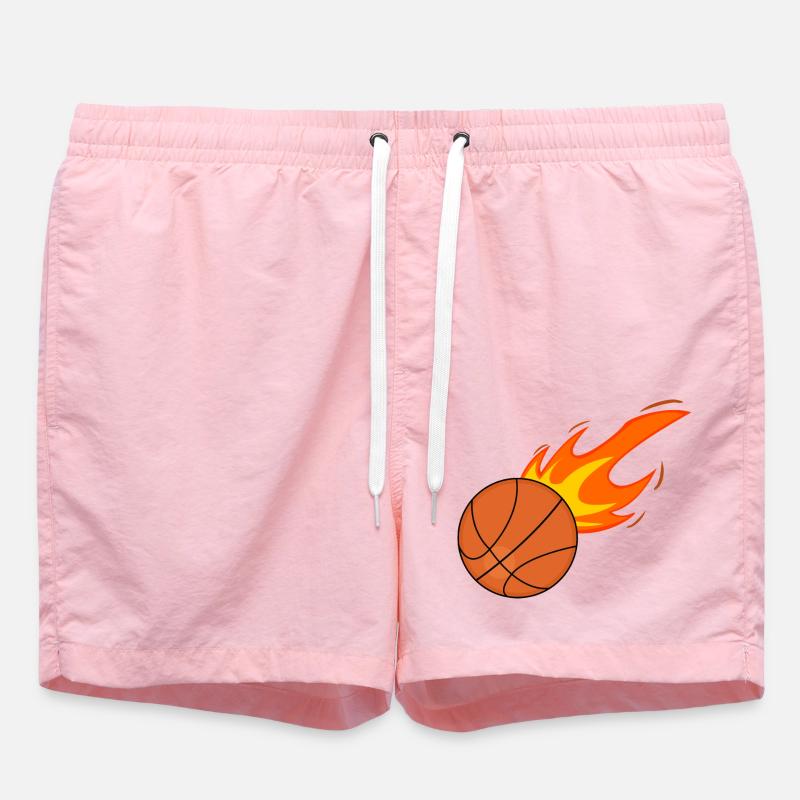 Joueurs de basket-ball - Short de bain - rose
