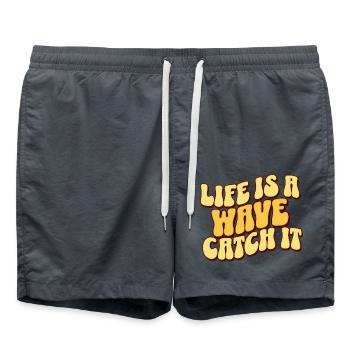 Kitesurf Kitesurfer Kiteboard - Badeshorts -  - Vorne