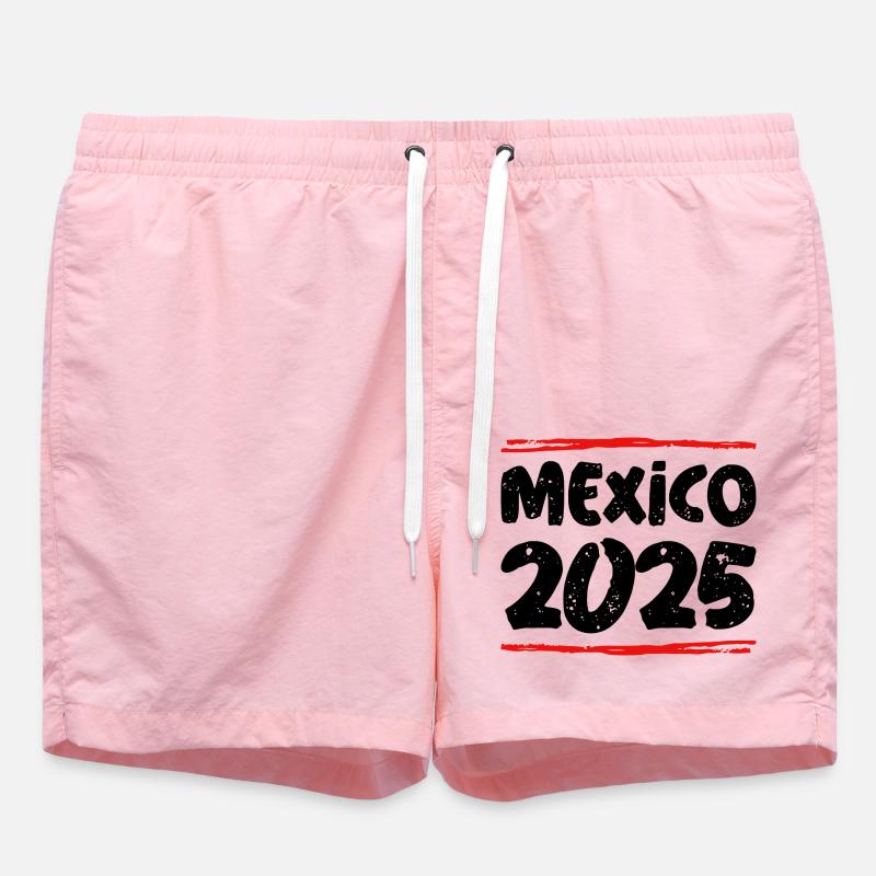 Mexique 2025 Dicton - Short de bain - rose