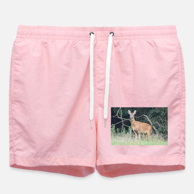 Forêt de cerfs - Short de bain - rose