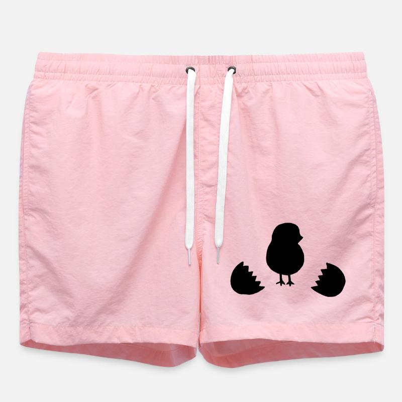 Œuf de poussin - Short de bain - rose