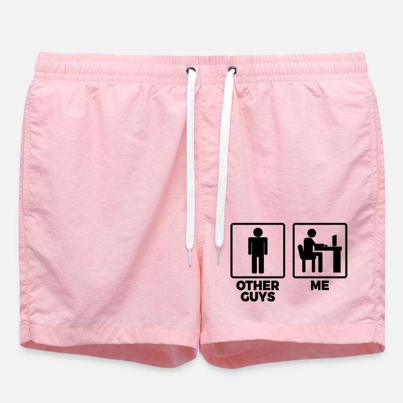 Other programmers and me - Swim Trunks - pink
