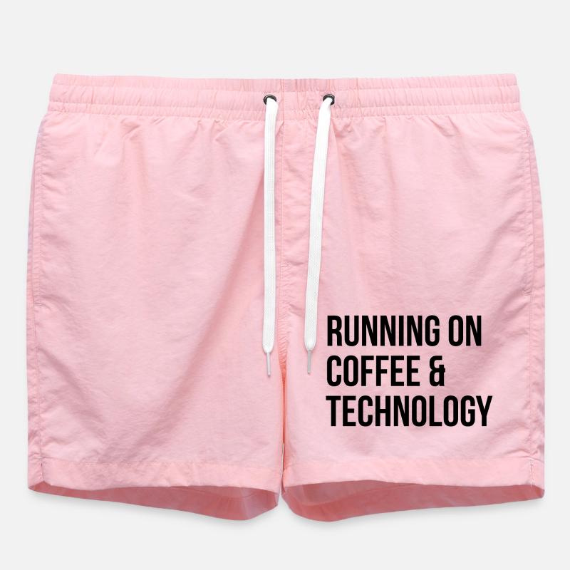 Technologie - Short de bain - rose