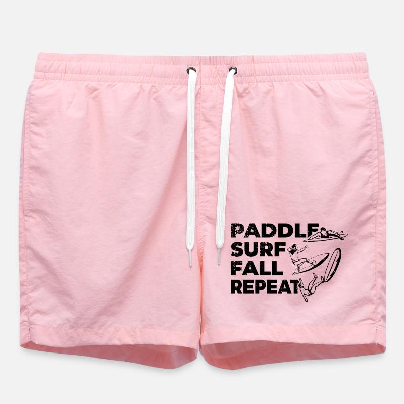 Surfeur drôle - Short de bain - rose