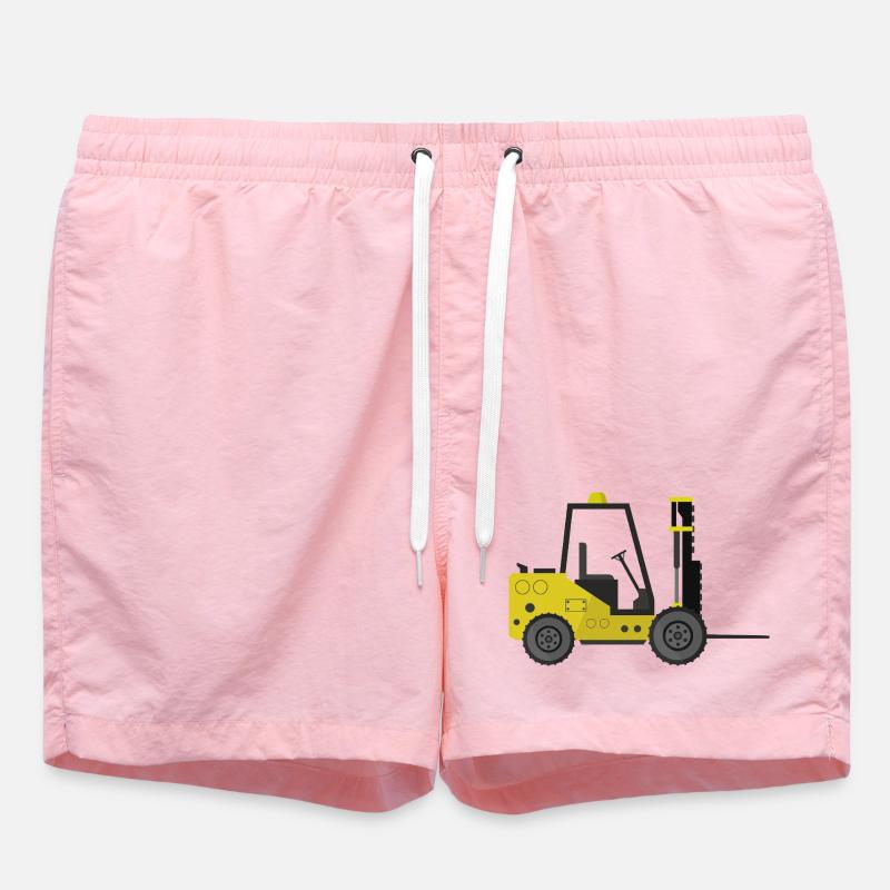 Forklift - Swim Trunks - pink
