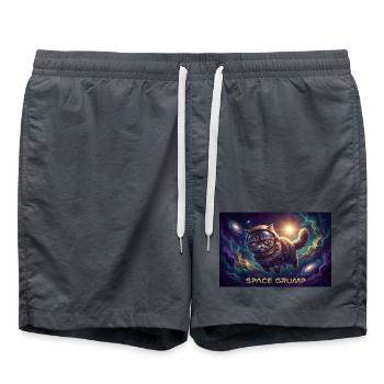 Space Grump Space Cat Neon - Swim Trunks -  - Front