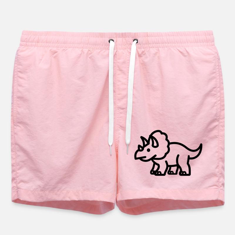triceratops - Short de bain - rose