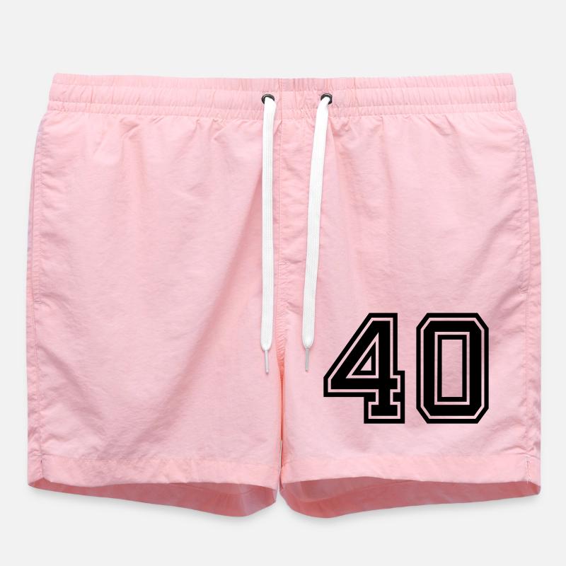 40 - Swim Trunks - pink