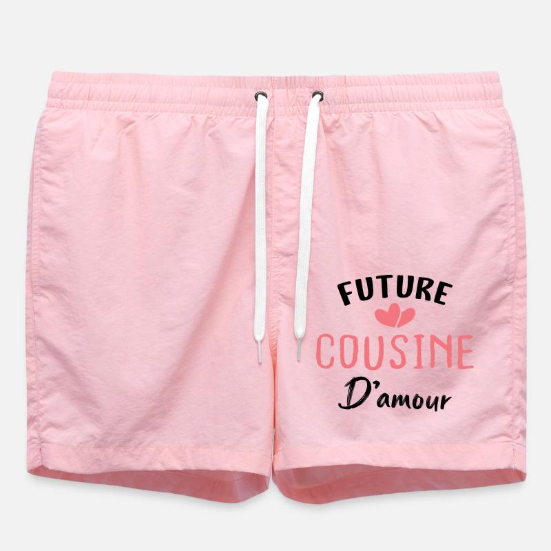 future cousine d'amour - Short de bain - rose