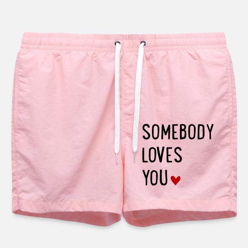 Quelqu’un t’aime - Short de bain - rose