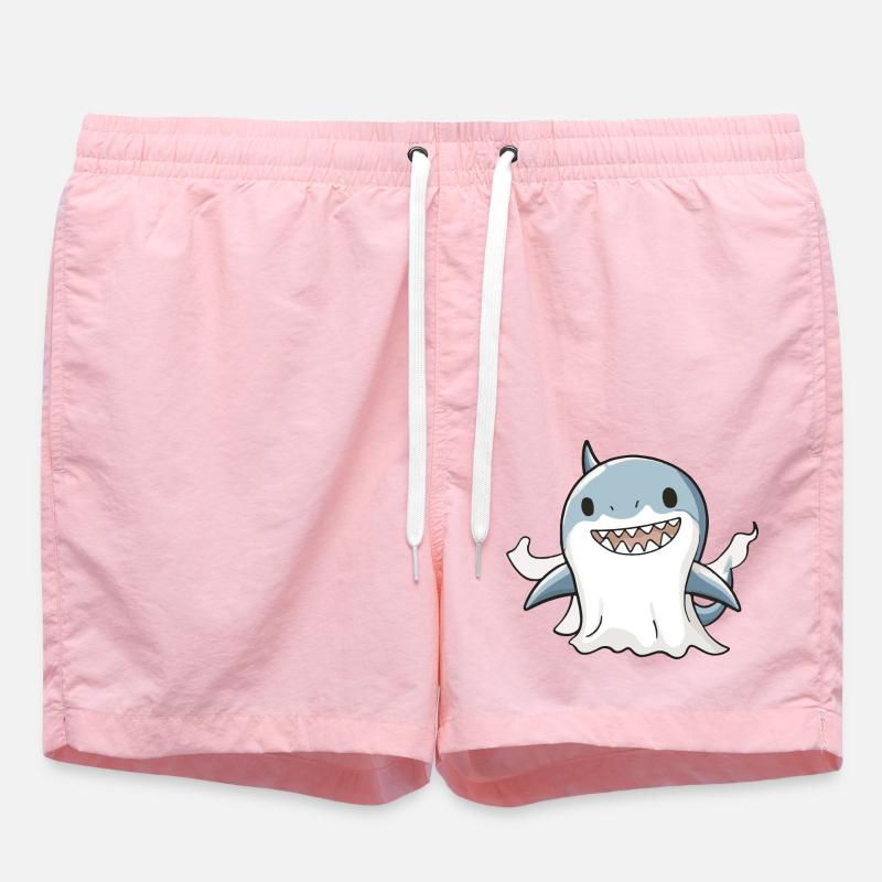 Hai Halloween Comic Geist - Badeshorts - Pink