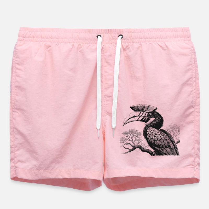 Hornbills - Swim Trunks - pink
