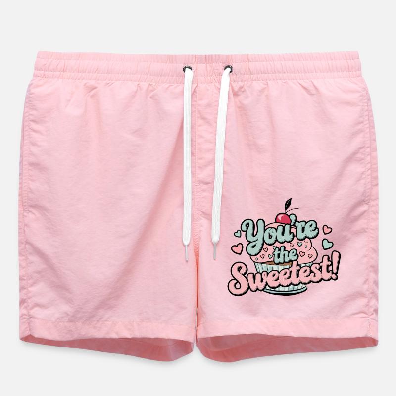 Tu es le plus doux - Short de bain - rose