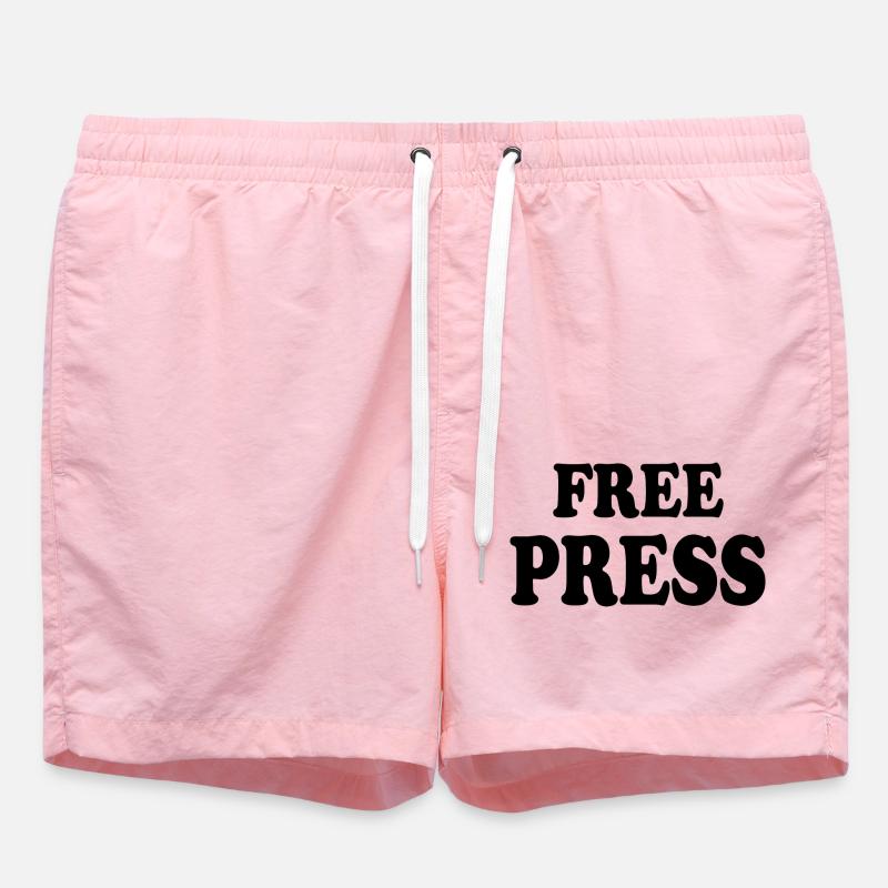 Free press - Short de bain - rose
