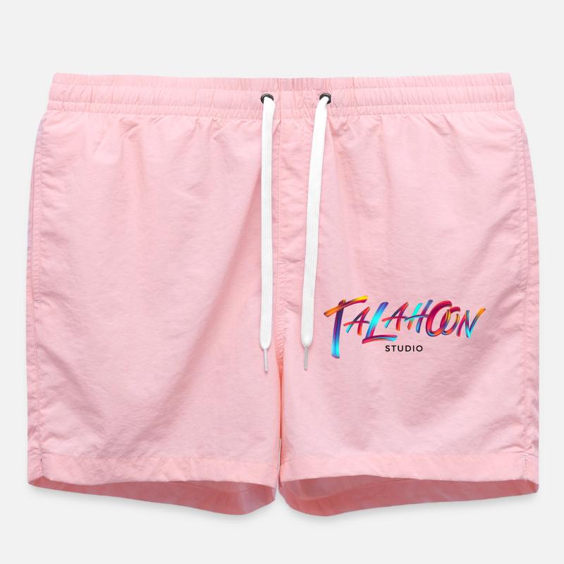 Talahoon Studios Rainbow Brushed (bright clothes) - Badeshorts - Pink