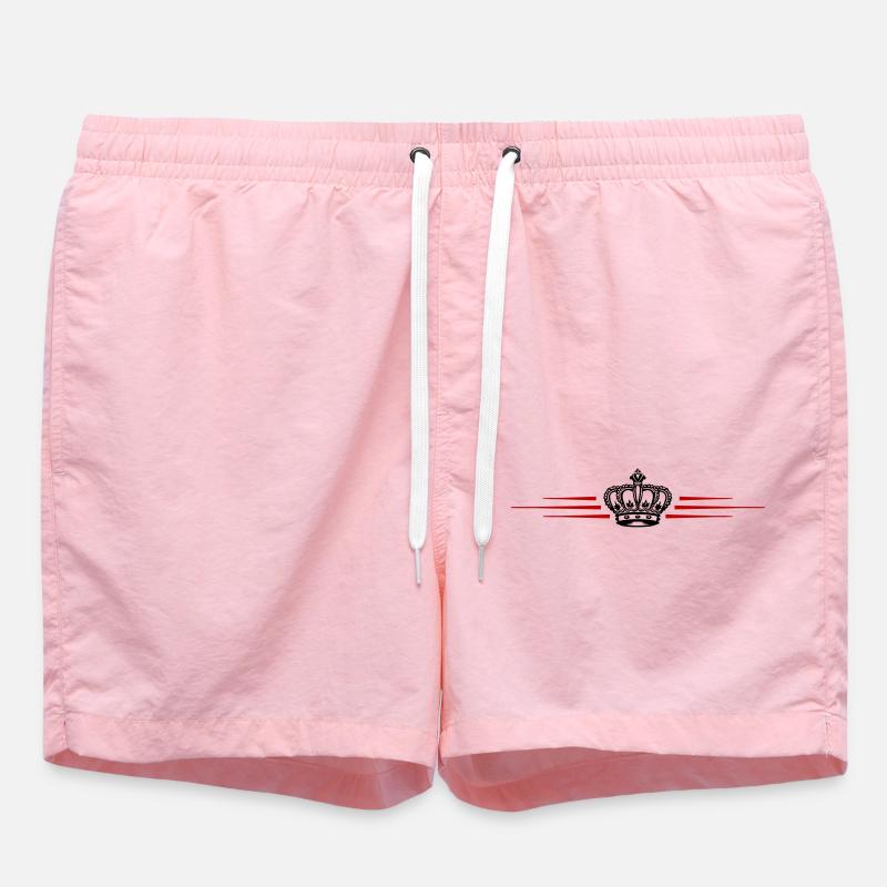 Crown Line Element - Swim Trunks - pink