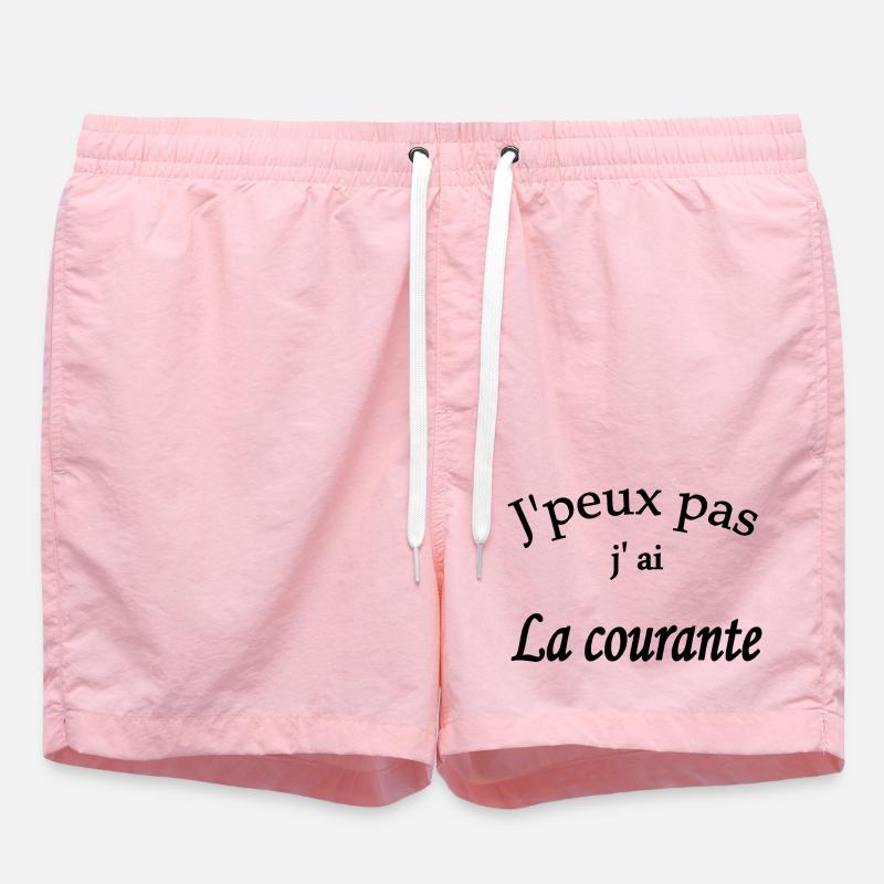 j'peux pas j'ai la courante - Short de bain - rose