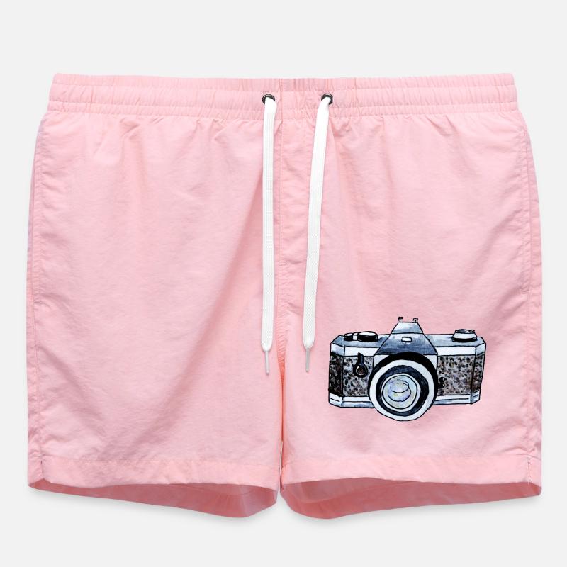Caméra - Short de bain - rose