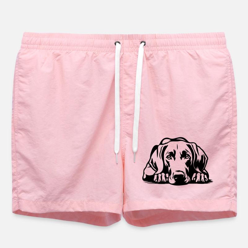 Weimaraner - Short de bain - rose