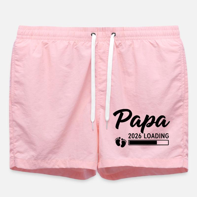 Papa 2026 Loading - Badeshorts - Pink
