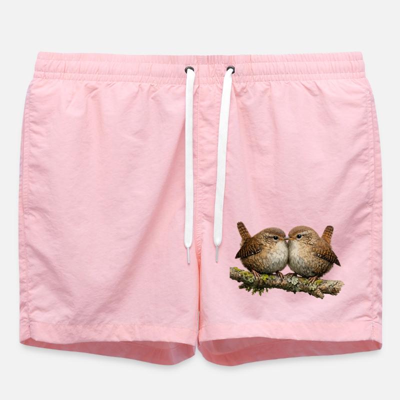 Troglodytes sur tige - Short de bain - rose