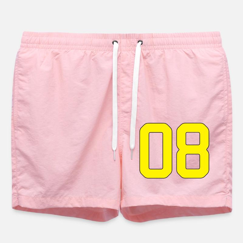 Numéro 08 - Short de bain - rose