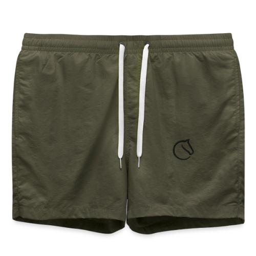 black lichess logo - Swim Trunks