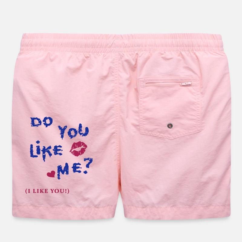 m’aimes-tu, mon amour? - Short de bain - rose