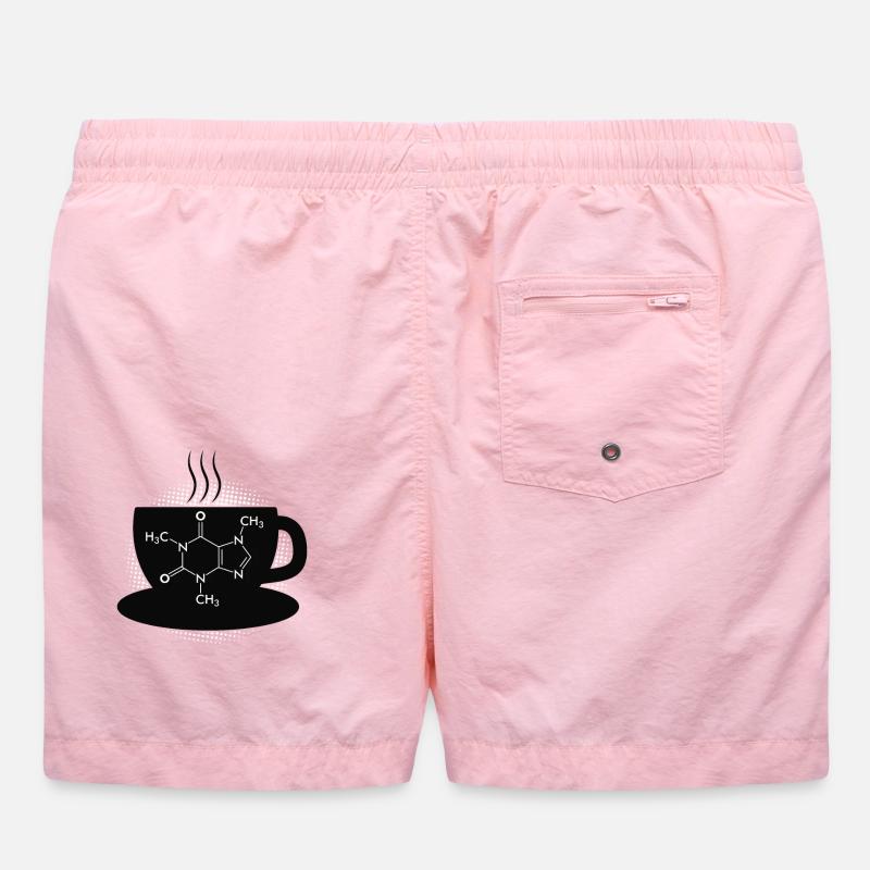 Chemistry Caffeine Molecule Swim Trunks