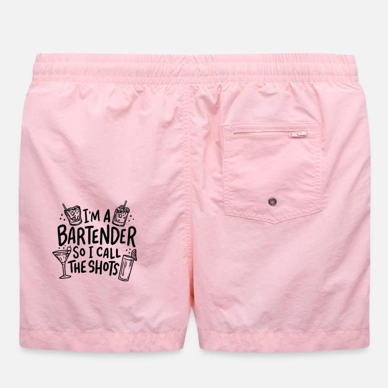 Barkeeper Kellner Drinks Badeshorts