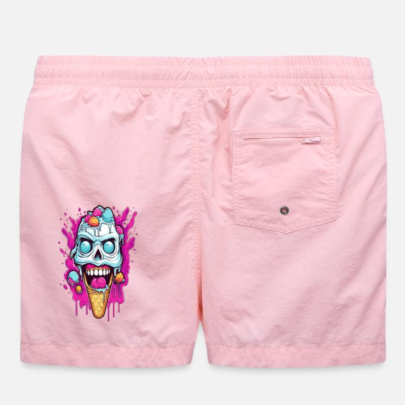Skull Eiscreme Design Swim Trunks