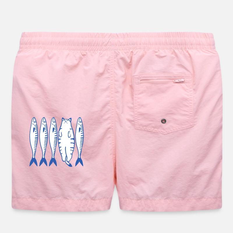 chat blanc et companie Short de bain