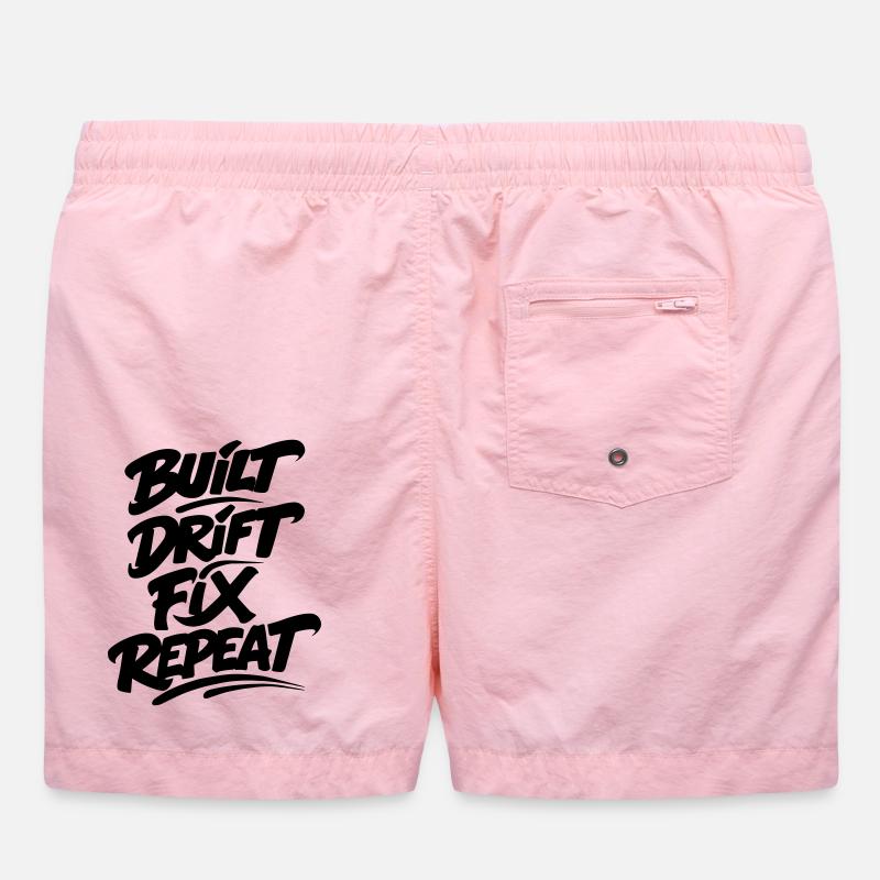 Build Drift Fix Repeat v2 - Short de bain - rose