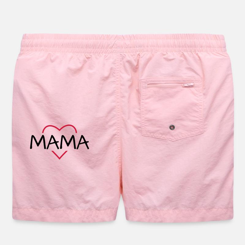 Mama Herz Geschenk Muttertag Geburtstag Badeshorts