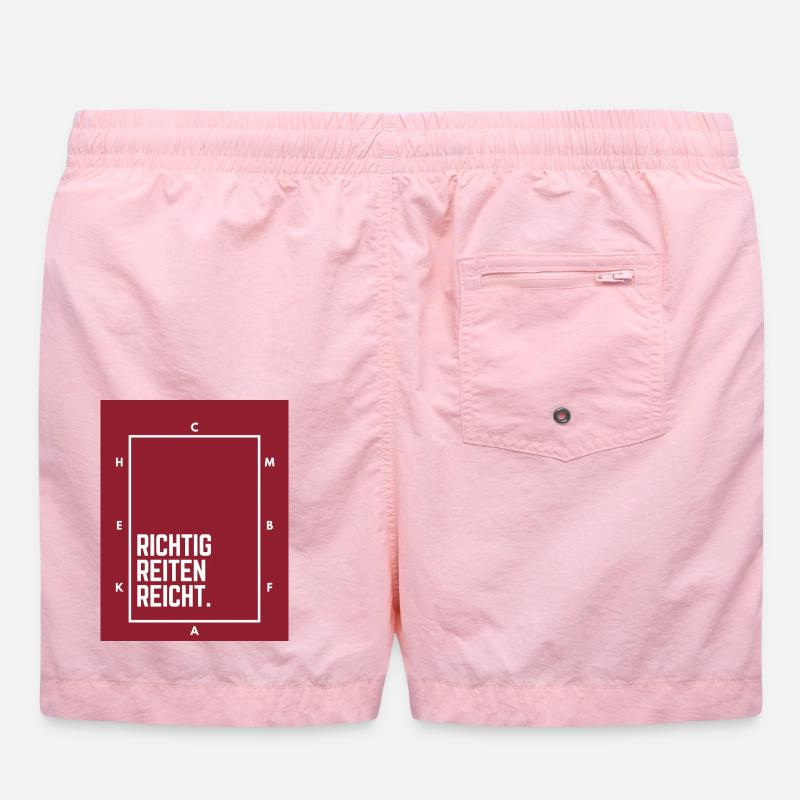 Riding properly is enough. Swim Trunks