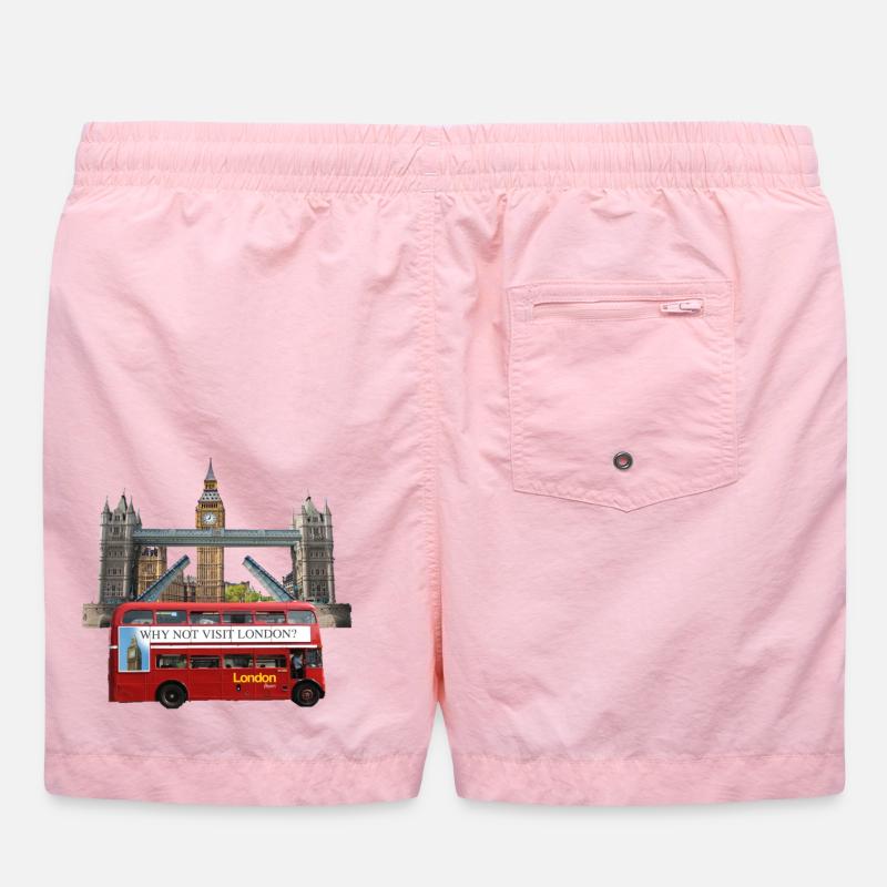 Collage de monuments de Londres Short de bain