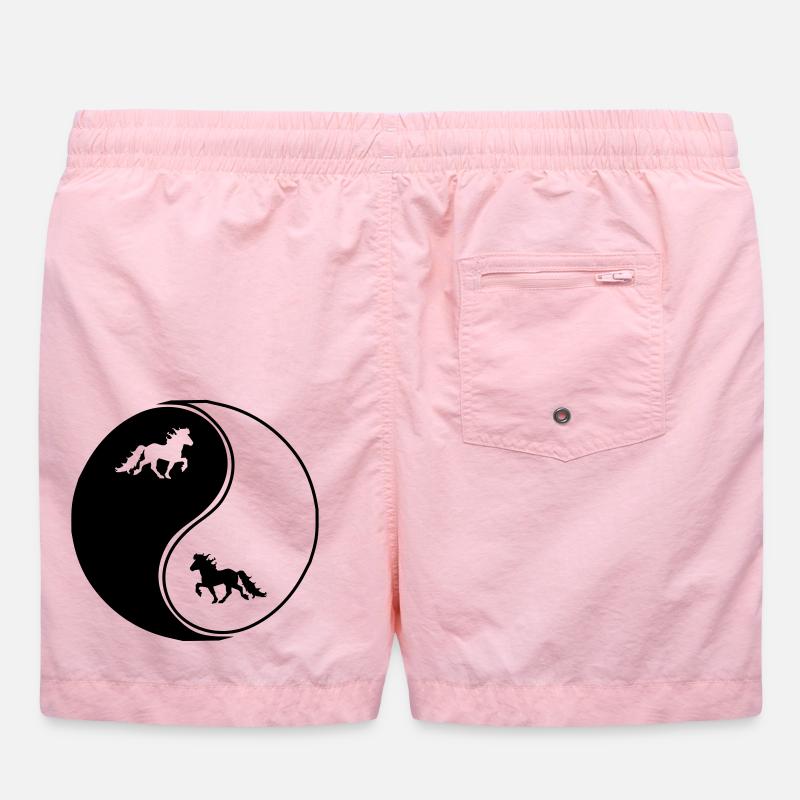 Islandpferde Yin Yang Freizeitreiten Pferd Badeshorts