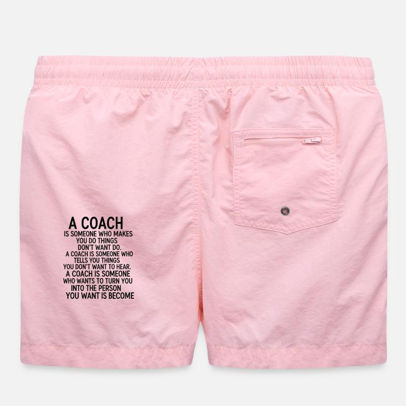 Inspiring Personal Development Coach Theme Swim Trunks