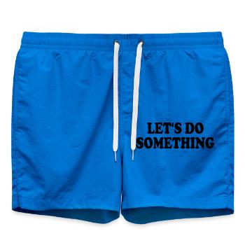 lets do something - Swim Trunks - cobalt blue - Front