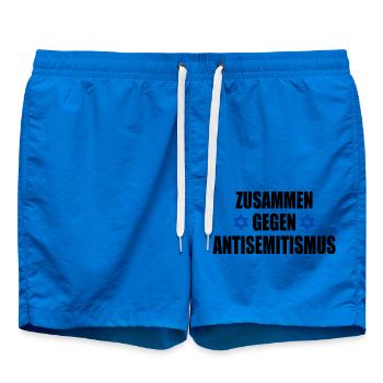 zusammen gegen antisemitismus - Badeshorts - Cobalt blue - Vorne